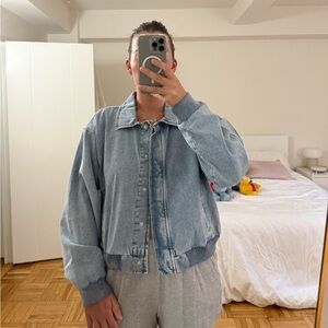 Denim Bomber Jacket